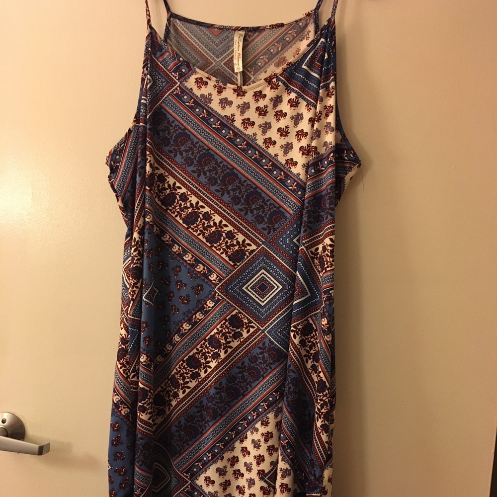 Blue dress
